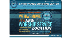 Desktop Screenshot of livingpraisechurch.org